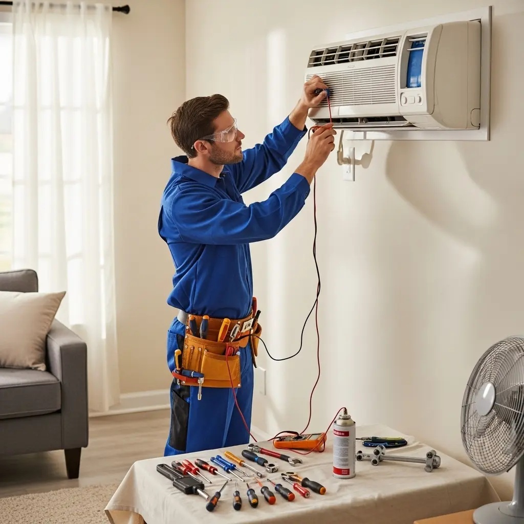 Küçükçekmece Whirlpool Whirlpool klima gaz dolumu ve bakım – Enerji verimliliği artırıldı. - Teknik servis örneği